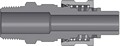 Dixon N4BM3 BOWES NIPPLE, 3/8" M-BSPP, STEEL Body Material: STEEL Body Size: 1/2"
